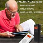 QL-218 Portable FM/AM Two-Band Alarm Clock Digital Display Radio, Style: JPN Version(Black) - 6