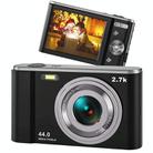 2.4-inch TFT Color Screen HD Digital Camera Portable Travel 8X Zoom Smart Camera(Black Standard) - 1