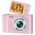 2.4-inch TFT Color Screen HD Digital Camera Portable Travel 8X Zoom Smart Camera(Pink Standard) - 1