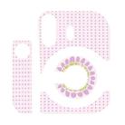 For Polaroid Mini 12 Body Camera Small Round Point Sunflower Sticker, Color: Pink - 1