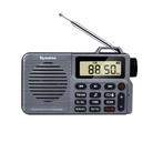 QL-221 Multifunctional Portable Bluetooth Plug-In Card Two-Band FM/AM Recording Radio, Style: US Version(Grey) - 1