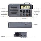 QL-221 Multifunctional Portable Bluetooth Plug-In Card Two-Band FM/AM Recording Radio, Style: US Version(Grey) - 5