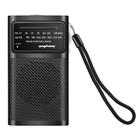 J-180 Portable Pointer FM/AM Two-Band Radios With Carrying Clip, Style: Upgrade Version(Black) - 1