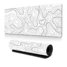 Large Abstract Mouse Pad Gamer Office Computer Desk Mat, Size: 300 x 600 x 2mm(Abstract Fluid 23) - 1