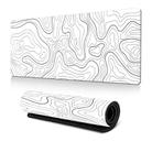 Large Abstract Mouse Pad Gamer Office Computer Desk Mat, Size: 300 x 800 x 2mm(Abstract Fluid 23) - 1