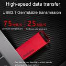 Lenovo Thinkplus TU100 USB3.1 High Speed Flash Drive Mini USB Memory Disk With Metal Plug And Cap, Capacity: 128G(Red) - 5