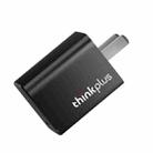 Lenovo Thinkplus Nano GaN USB-C/Type-C 65W Charger Mobile Phone Tablet Power Adapter,CN Plug - 1