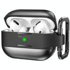 AhaStyle WG75-PRO For AirPods Pro Split TPU+Aluminum Alloy Combination Protective Cover(Gray) - 1