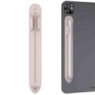 AhaStyle PT112 For Apple Pencil 1 / 2 Handwritten Pen Silicone Storage Groove Magnetic Silicone Pen Holder(Pink) - 1