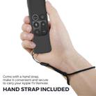 For Apple TV HD / 4K+AirTag AhaStyle PT157 Remote Control Tracker 2 In 1 Silicone Protective Cover(Black) - 3