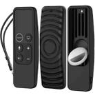 For Apple TV HD / 4K+AirTag AhaStyle PT175 Remote Control Tracker 2 In 1 Silicone Protective Cover(Black) - 1