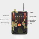 48W Wireless Bluetooth Voice Amplifier with Remote Control Supports USB/TF Card Playback AU Plug(Camouflage) - 8
