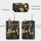 48W Wireless Bluetooth Voice Amplifier with Remote Control Supports USB/TF Card Playback AU Plug(Camouflage) - 9