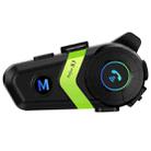 S3 Motorcycle Helmet Bluetooth Headset For Full and Half Helmets(Green) - 1