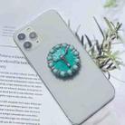 Retro Turquoise Expanding Phone Stand Grip Finger Ring Support, Style: Style 9 - 1