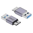 USB Male Transfer Micro B Male Adapter USB Link HDD Enclosure Interface Converter - 2