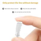 Data Line Protector For IPhone USB Type-C Charger Wire Winder Protection, Spec: Microcephaly +Small Head Band Light blue - 8