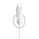 Data Line Protector For IPhone USB Type-C Charger Wire Winder Protection, Spec: Single Head Band White - 1