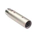 Zinc Alloy Shell Large 3Pin Female XLR to 5Pin XLR Male DMX Signal Lamp XLR Adapter - 1