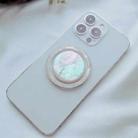 Colorful Shell Pattern Magnetic AirBag MagSafe Phone Ring Holder, Without Magnet, Style: White Scallop - 1