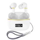 J2 Bluetooth Earphones With Digital Charging Compartment Wireless Charging In-Ear(White) - 1