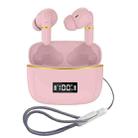 J2 Bluetooth Earphones With Digital Charging Compartment Wireless Charging In-Ear(Pink) - 1