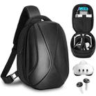 For Meta Quest 3 Hard Suitcase Expandable Capacity Shoulder Backpack - 1