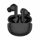 DE818 Bluetooth V5.3 In-Ear Headset  ANC+ENC Noise Reduction Headphone With Charging Case(Black) - 1