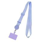 Mobile Phone Anti-lost Neck Strap Lanyard Detachable Hanging Chain(Purple) - 1