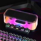 Wireless Bluetooth Speaker Subwoofer with Colorful Lights Supports U Disk(Black) - 1