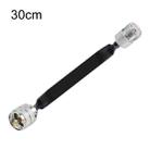 Window/Door Pass Through Flat RF Coaxial Cable UHF 50 Ohm RF Coax Pigtail Extension Cord, Length: 30cm(Male To Female) - 1