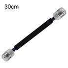 Window/Door Pass Through Flat RF Coaxial Cable UHF 50 Ohm RF Coax Pigtail Extension Cord, Length: 30cm(Female To Female) - 1