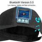 Bluetooth 5.0 Binaural Stereo Wireless Music Calling Cap Outdoor Sports Baseball Hat(Black) - 9