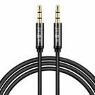 JINGHUA Audio Cable 3.5mm Male To Male AUX Audio Adapter Cable, Length: 1.2m(3 Knots Black) - 1