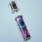 Portable Magnetic Charging Power Lipstick Combination Modeling Transparent Fast Charging Mobile Device, Specification: 1 Charger+1 Battery - 1