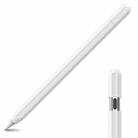 For Apple Pencil (USB-C) AhaStyle PT65-3 Silicone Same Color Protective Case(White) - 1