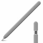 For Apple Pencil (USB-C) AhaStyle PT65-3 Silicone Same Color Protective Case(Gray) - 1