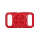 For AirTag Tracker Pet Silicone Protective Case ?Anti-lost Waterproof Shell(Red) - 1