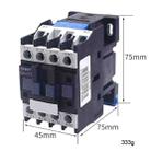 CHNT CJX2-1201 12A 220V Silver Alloy Contacts Multi-Purpose Single-Phase AC Contactor - 2
