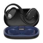 JS911 OWS Ear-mounted Dual-mic Call Noise Reduction LED Digital Display Bluetooth Earphones(Black) - 1