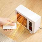 600W Desktop Electric Heater PTC Fast Heating Energy Saving Warm Fan With Remote Control(US Plug) - 1