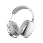 P9 Pro Max HiFi Sound Effect Noise Reduction Wireless Bluetooth Headset(White) - 1