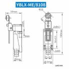 CHNT YBLX-ME8108 Limiter Travel Switches Micro Self-Resetting Stroke Switch - 2