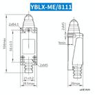 CHNT YBLX-ME8111 Limiter Travel Switches Micro Self-Resetting Stroke Switch - 2