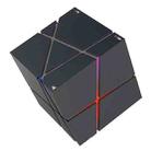 Qone Cube AI Smart Voice-Controlled Bluetooth Speaker RGB Light Mini Wireless Audio, Color: Black - 1