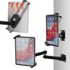 Tablet Wall Mount Holder Foldable Extendable Aluminum Alloy Mount With Anti Theft Security Lock - 1