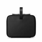 PU Leather Watch Strap Organizer Box For Apple Watch Band  Travel Storage Case(Black) - 1