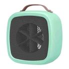 Small Desktop Instant Heater Home Office Electric Heater Mini Heater, Spec: UK Plug(Light Green) - 1