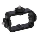 Multi-Device Tripod Mount Adapter Live Broadcast Bracket Mobile Phone Clip Holder(Triple Head Circle) - 1