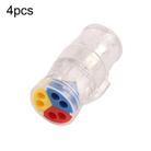 4pcs Direct Insertion Of Quick Terminal Block Wire Connector Clamps, Model: NC-736 - 1